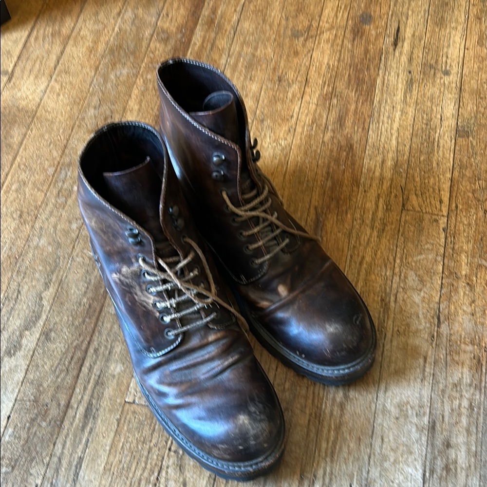 SHOTO LEATHER BOOTS